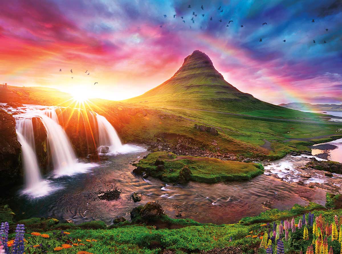Iceland Sunset - Scratch and Dent Landscape Jigsaw Puzzle