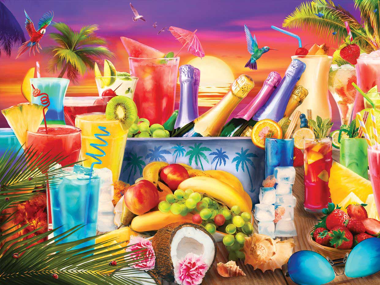 Happy Hour 2 - Scratch and Dent Beach & Ocean Jigsaw Puzzle