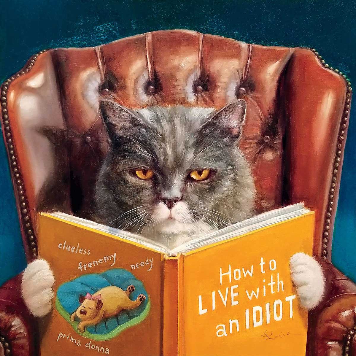 How to Live With an Idiot Cats Jigsaw Puzzle