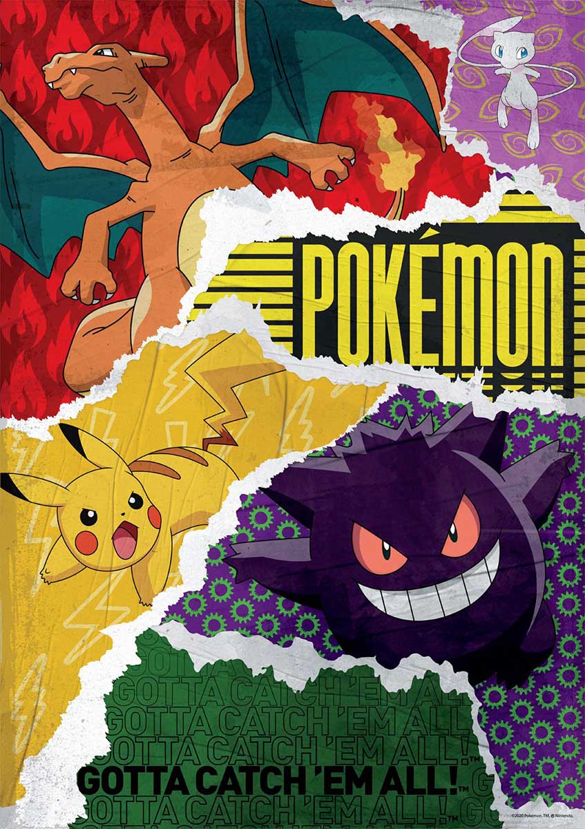 Pokemon - Urban Grit - Scratch and Dent Video Game Jigsaw Puzzle