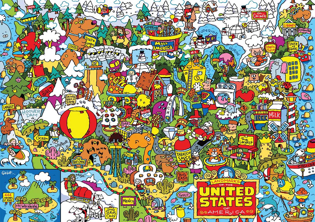 Boise State Broncos Folk Art Jigsaw Puzzle By Dowdle Folk Art