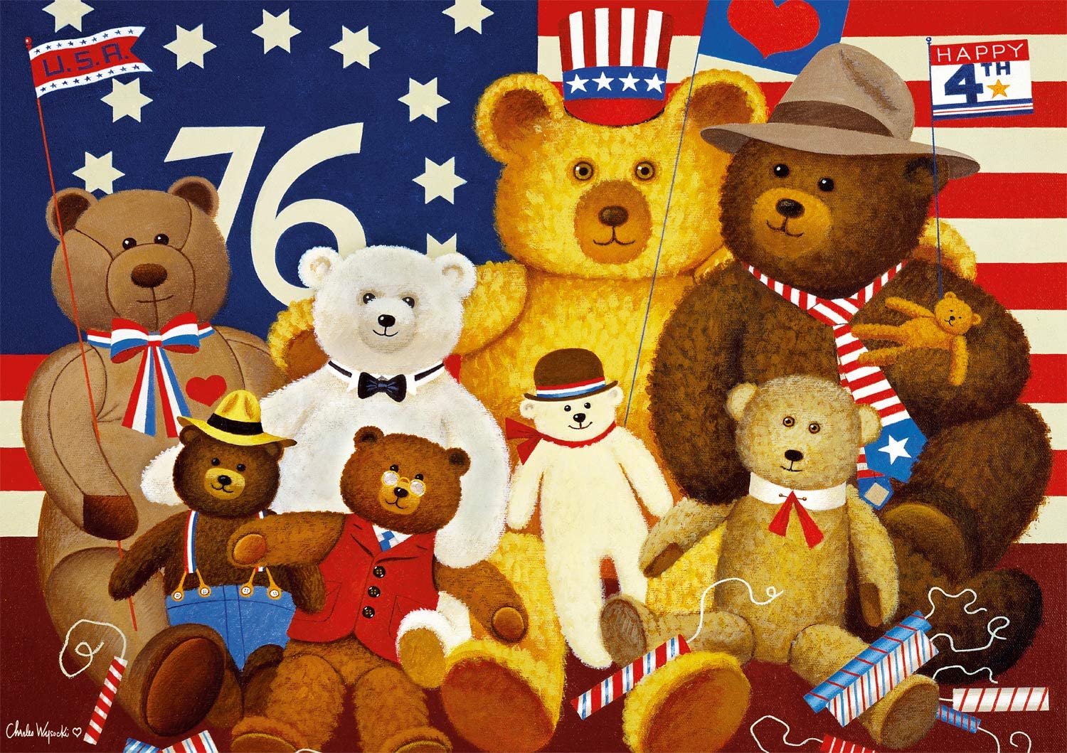 Fourth By The Lake Fourth of July Jigsaw Puzzle By Buffalo Games