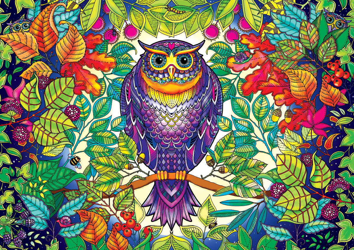 Great Big Owl Contemporary & Modern Art Jigsaw Puzzle By Heye