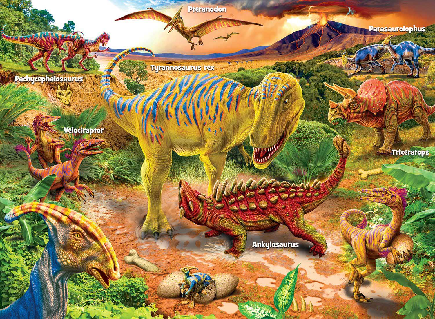 Dinosaur Adventure Dinosaurs Jigsaw Puzzle