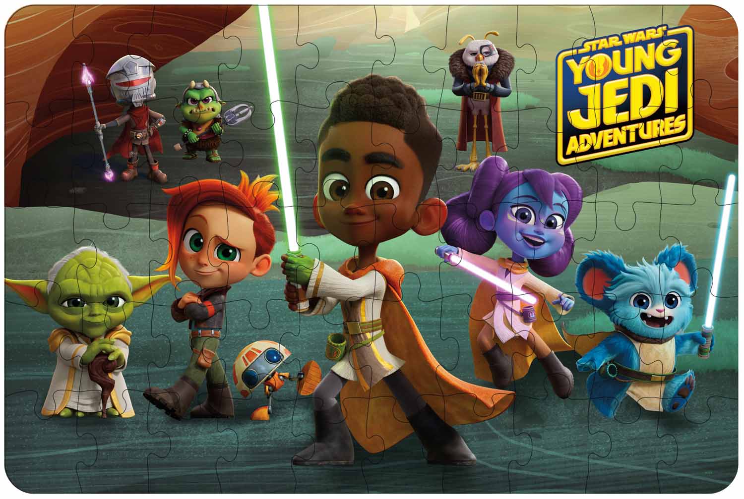 Young Jedi Adventures Movies & TV Jigsaw Puzzle