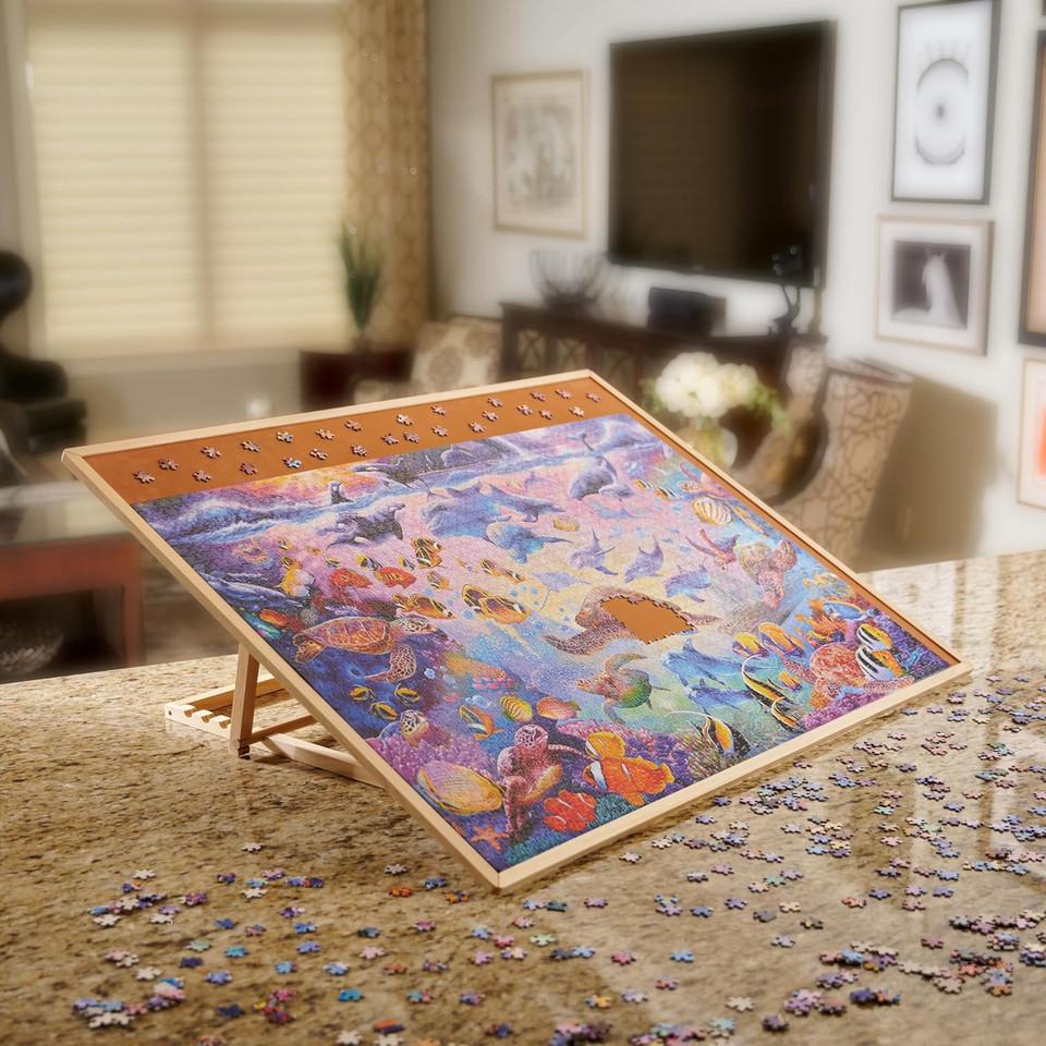 Puzzle Easel Fully-Assembled, Buffalo Games | Puzzle Warehouse