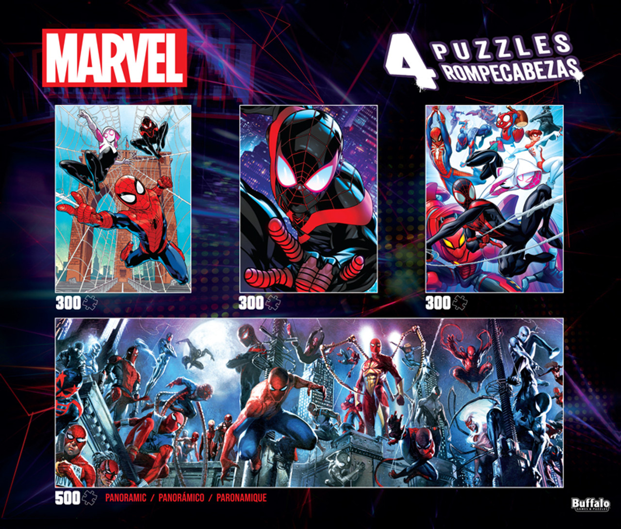 Marvel Spider-Verse, Pieces Vary, Buffalo Games | Puzzle Warehouse