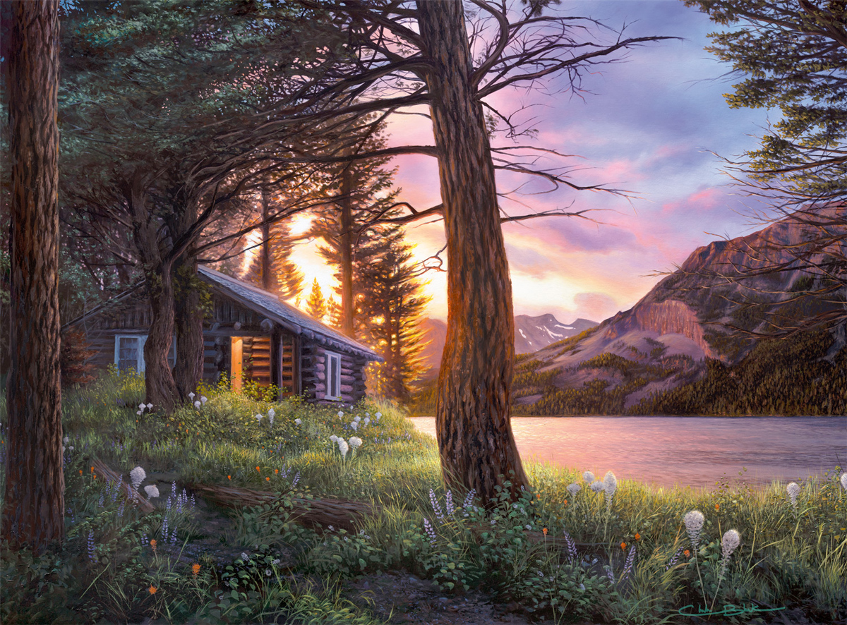 Blissful Solitude Lakes & Rivers Jigsaw Puzzle