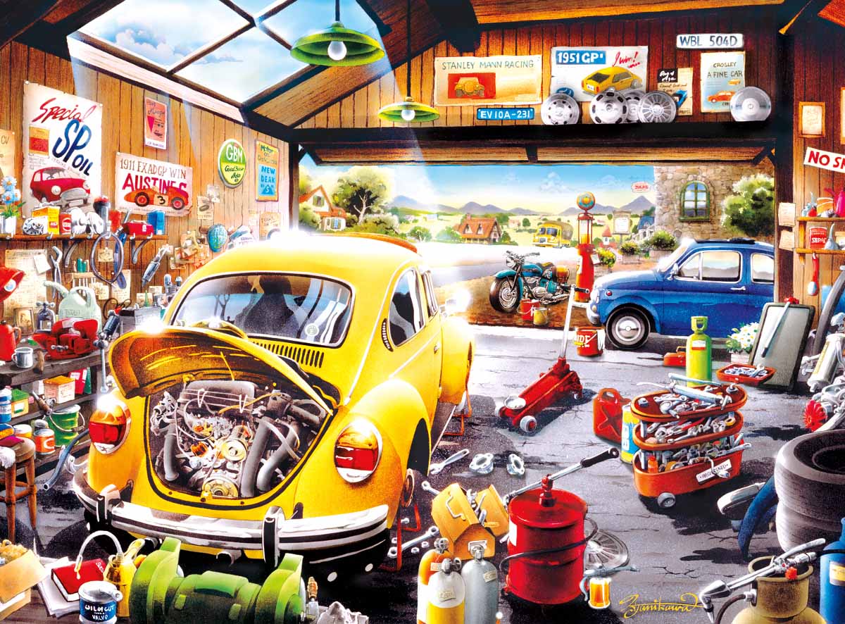 Sam's Garage Car Jigsaw Puzzle