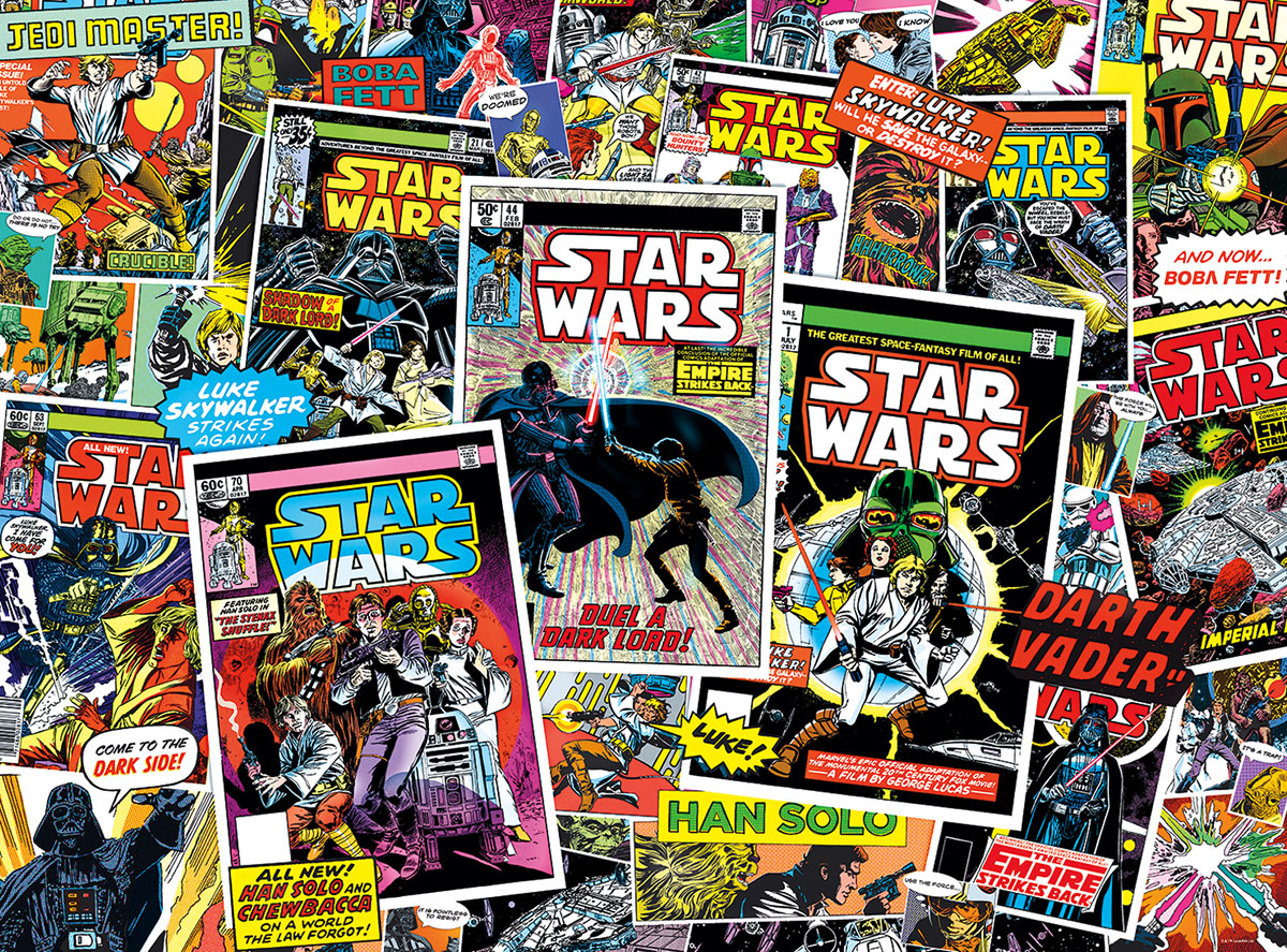 Star Wars™: Classic Comic Books Collage Jigsaw Puzzle