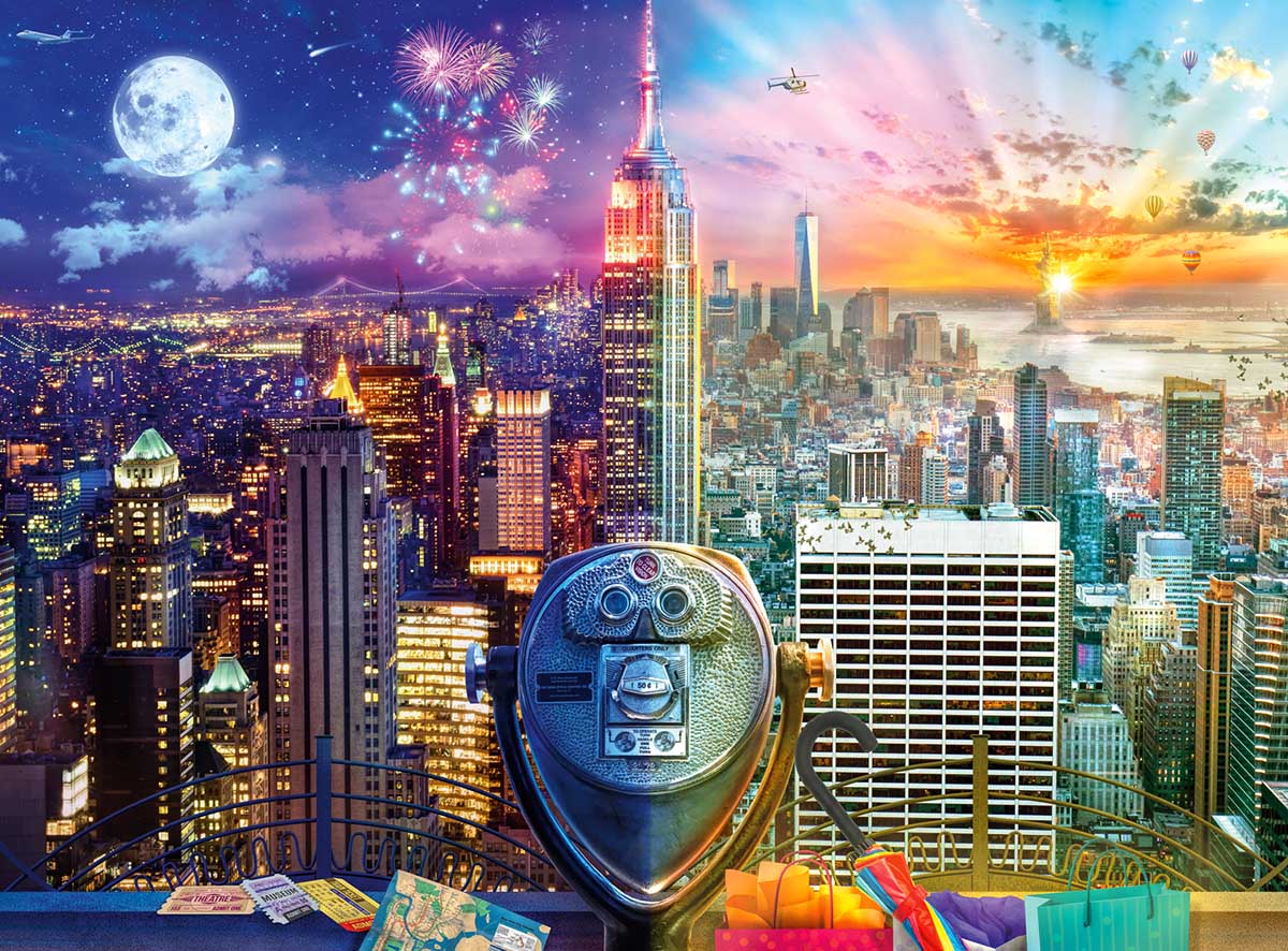 Moonlight Moment New York Jigsaw Puzzle By New York Puzzle Co