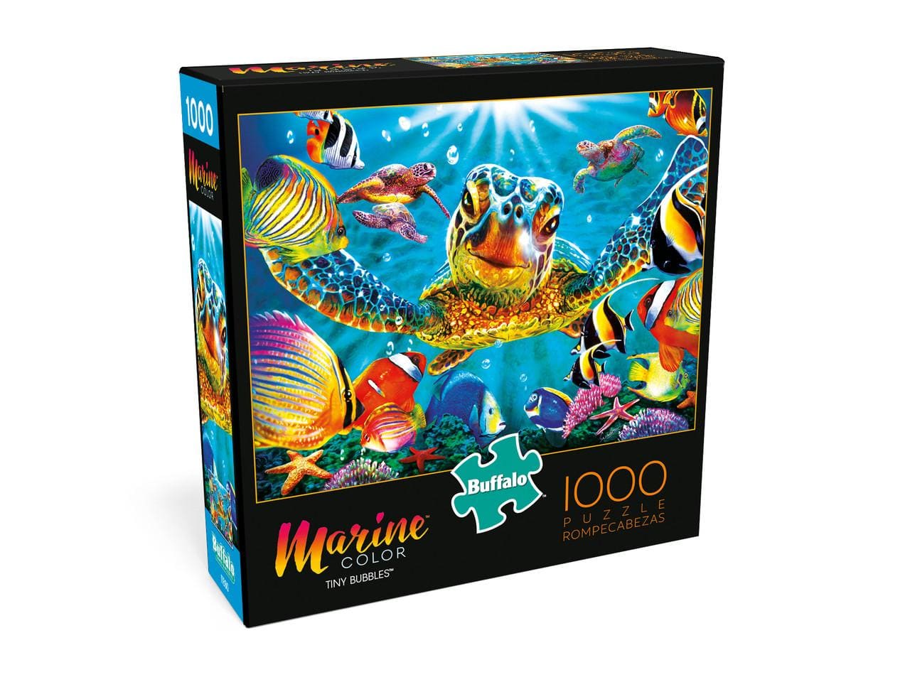 Marine Color: Tiny Bubbles Animals