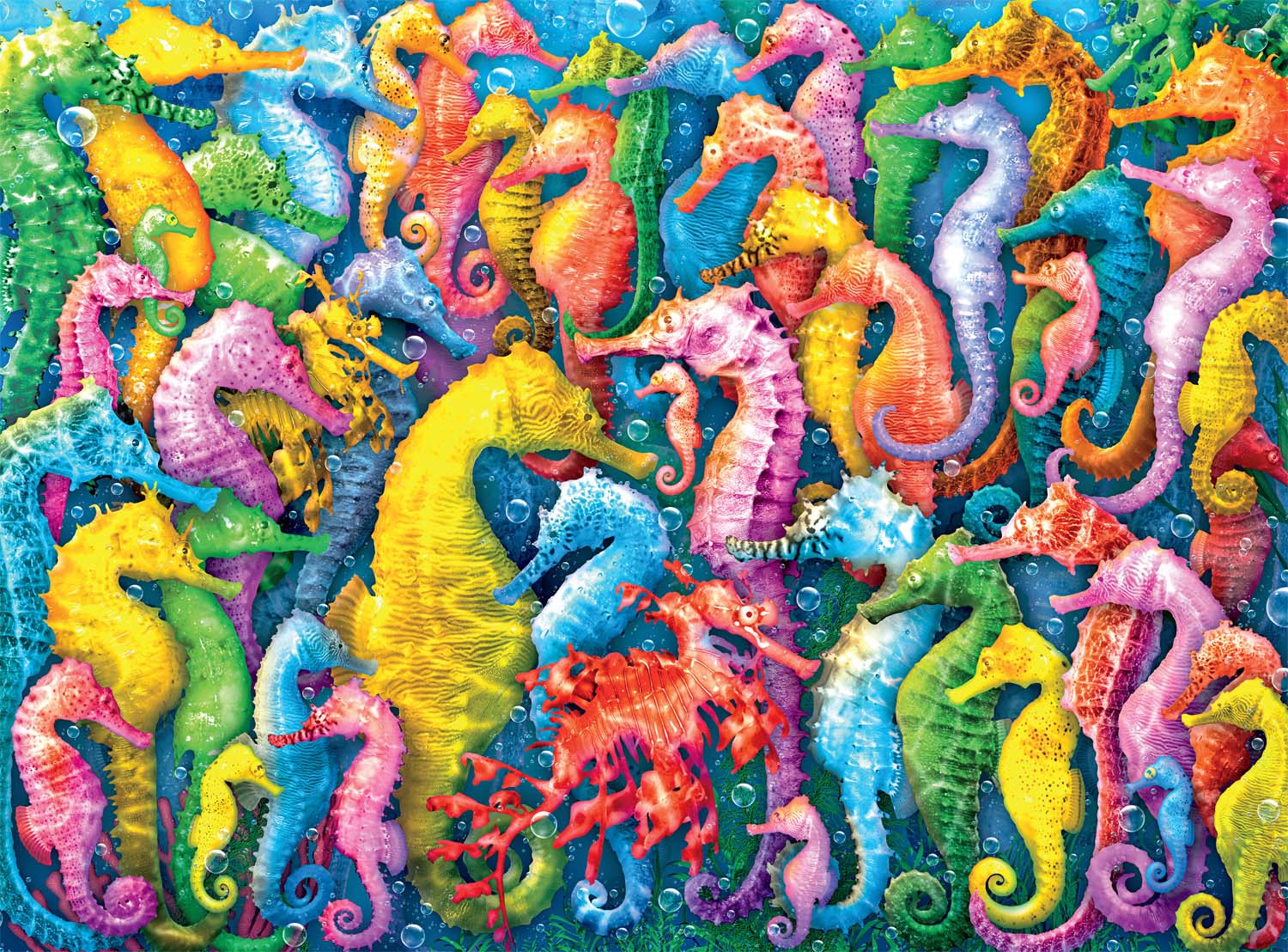 Seahorse Fantasy Sea Life Jigsaw Puzzle