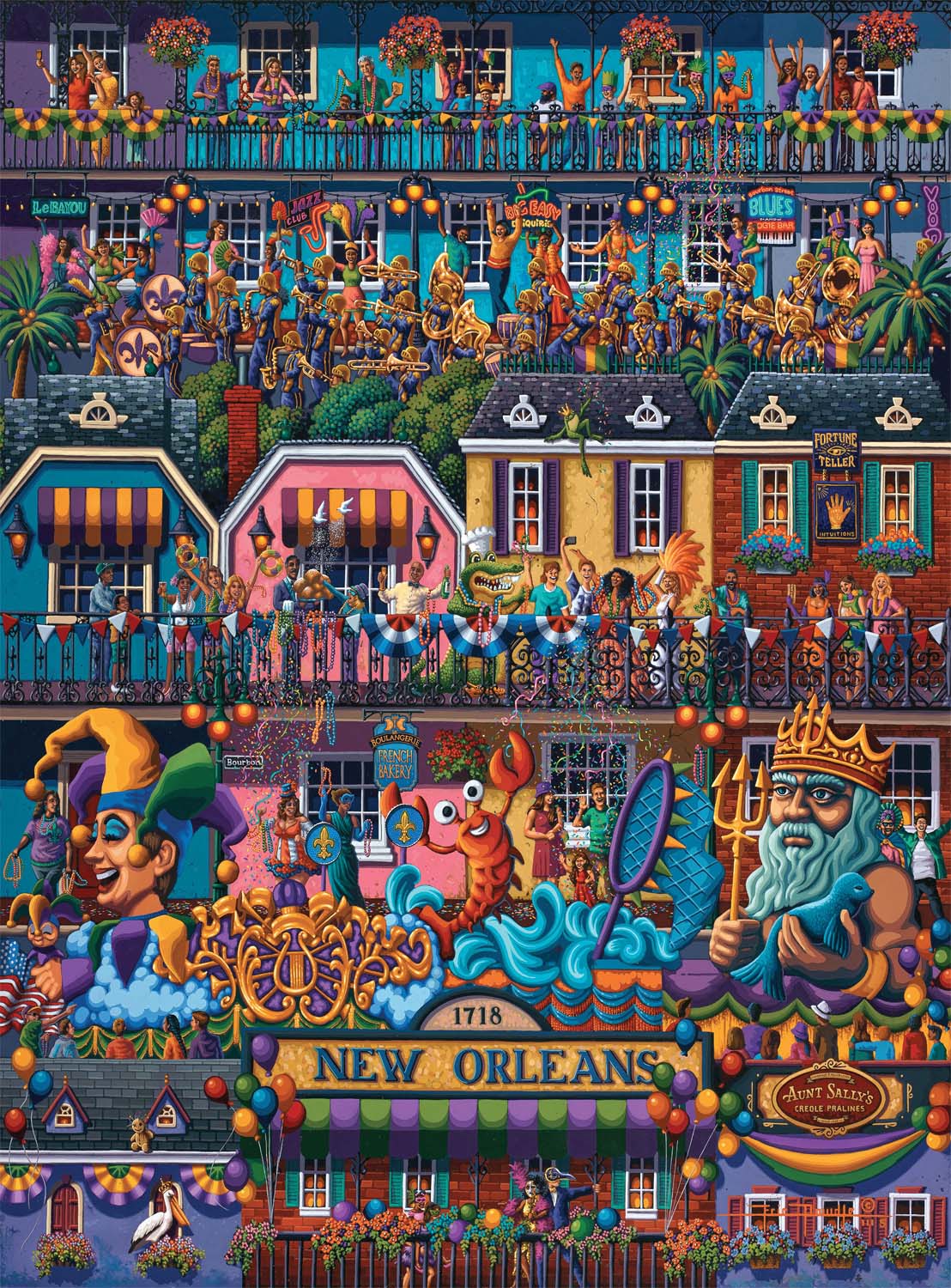 The Big Easy Travel Jigsaw Puzzle