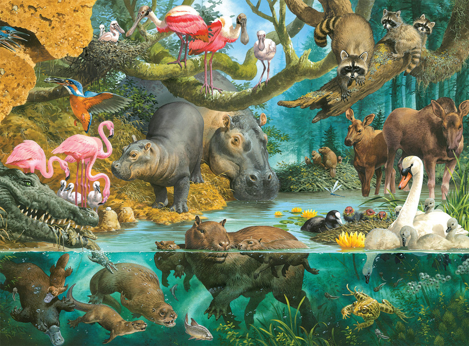 Waterside Nursery Animals Jigsaw Puzzle