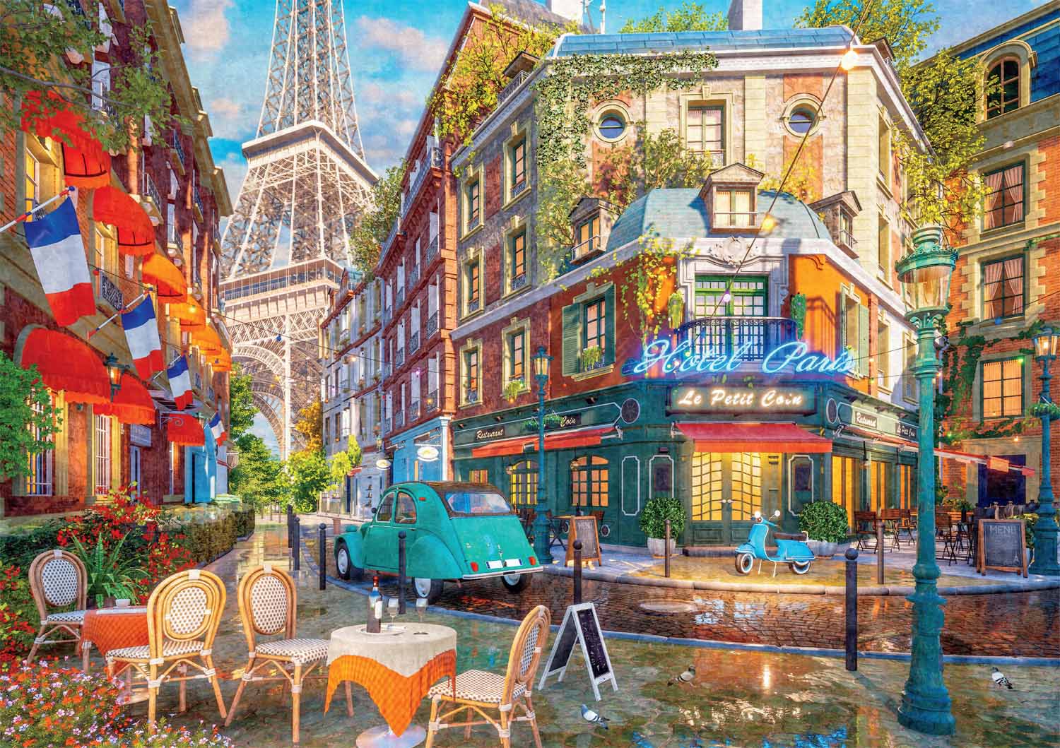 Paris Evening Travel Jigsaw Puzzle