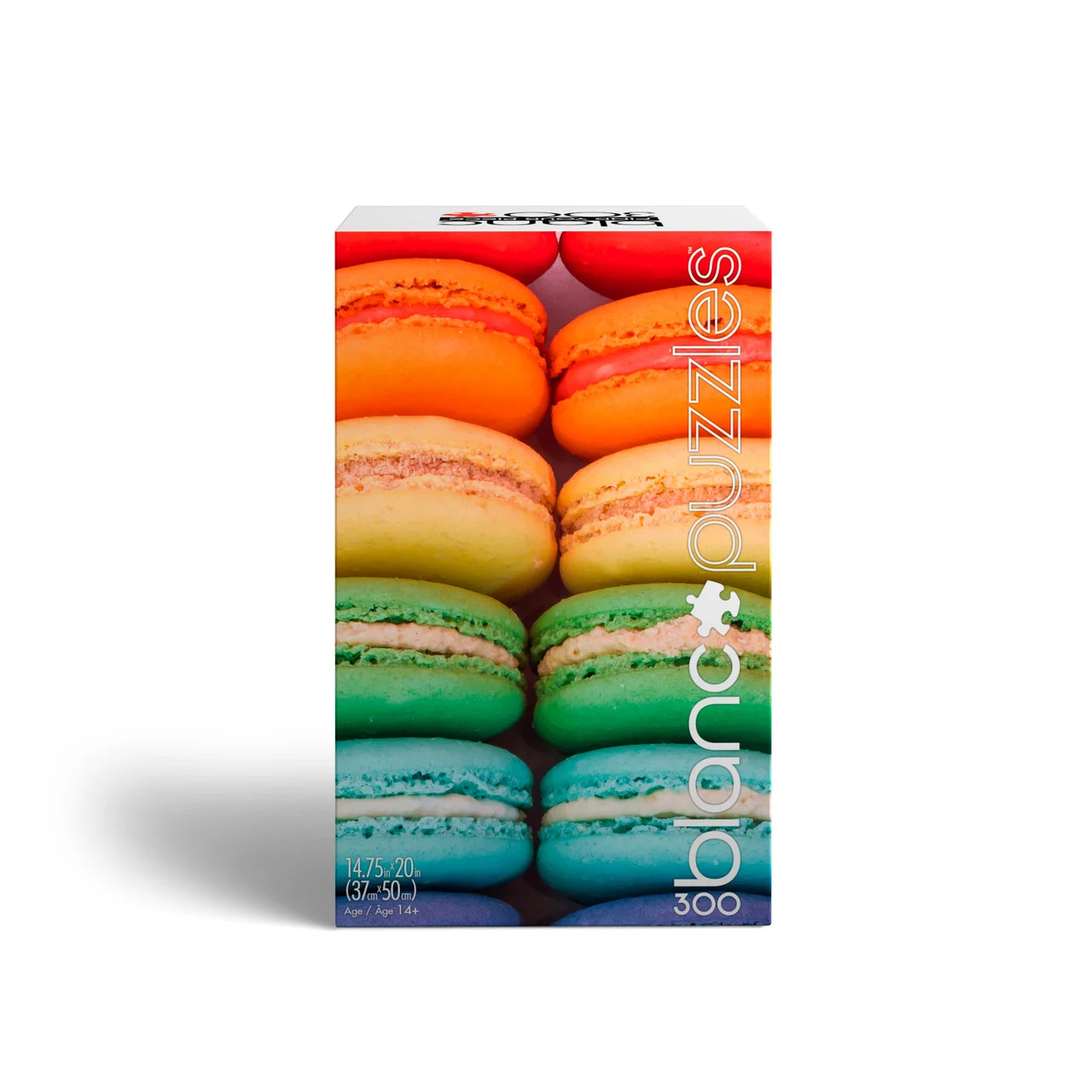 BLANC: Rainbow Macarons - 300 Piece Jigsaw Puzzle by Buffalo