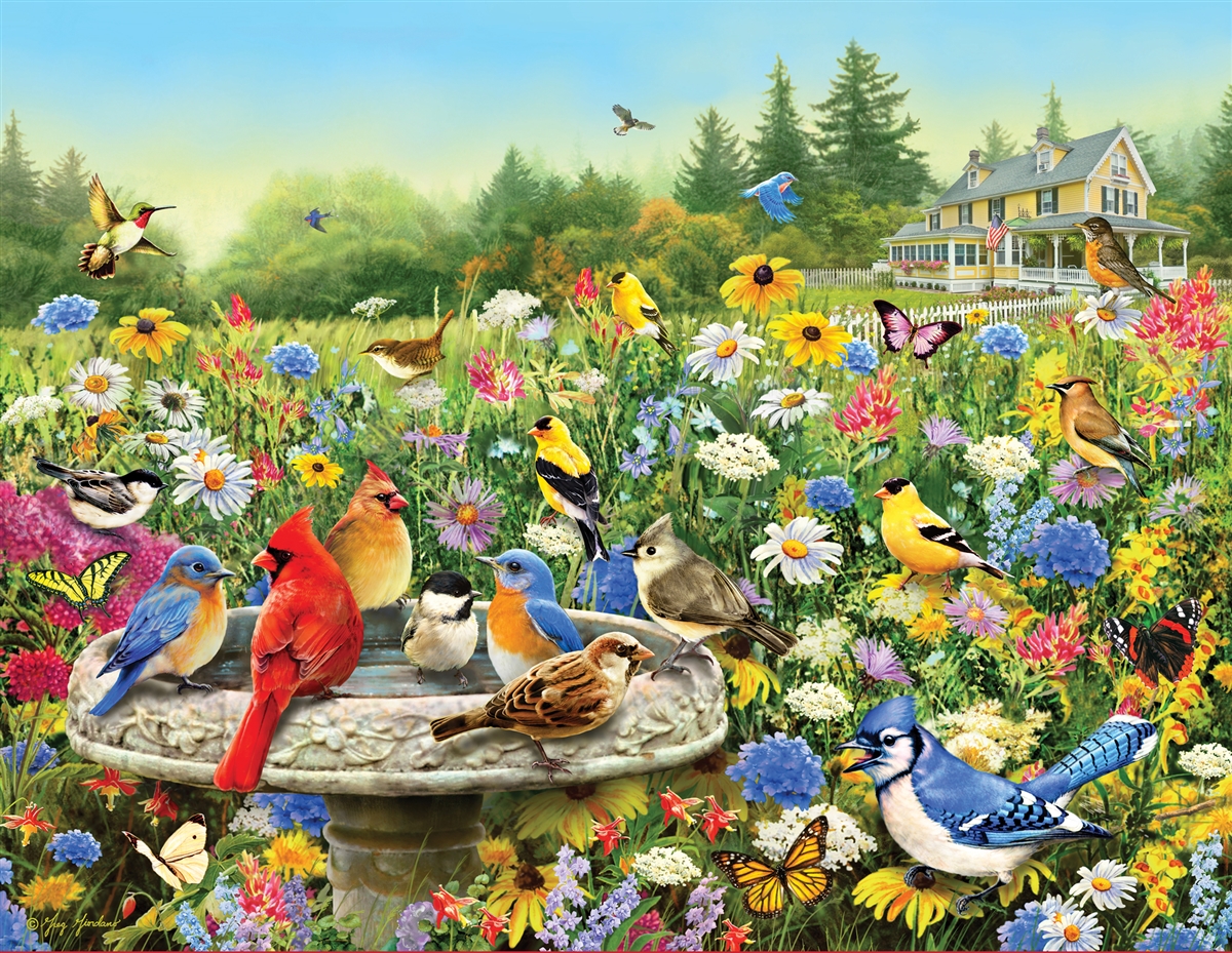 The Gathering - Scratch and Dent Birds Jigsaw Puzzle