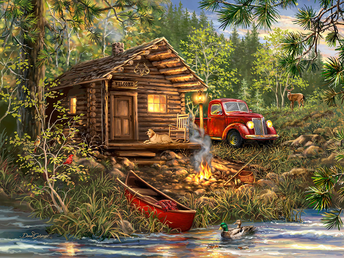 Cozy Cabin Life Lakes & Rivers