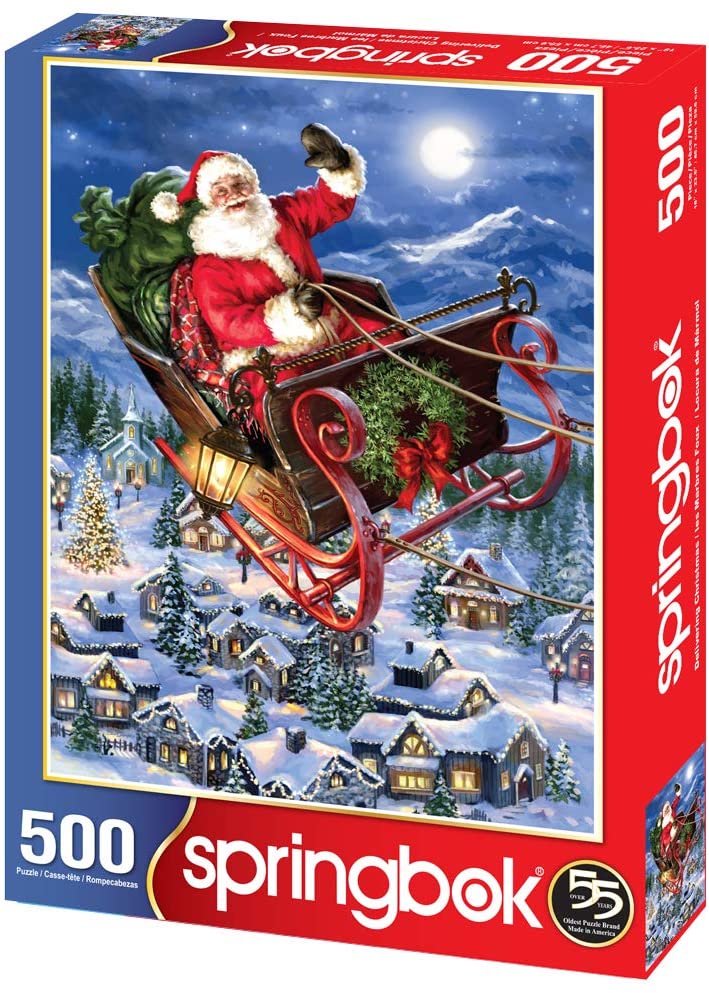 Delivering Christmas, 500 Pieces, Springbok | Puzzle Warehouse