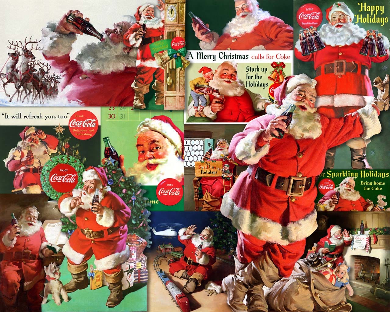 Coca-Cola Sparkling Holidays Nostalgic & Retro