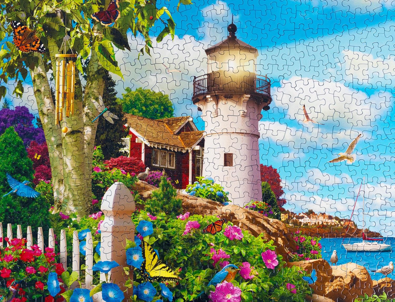 Coastal Illumination Lighthouse