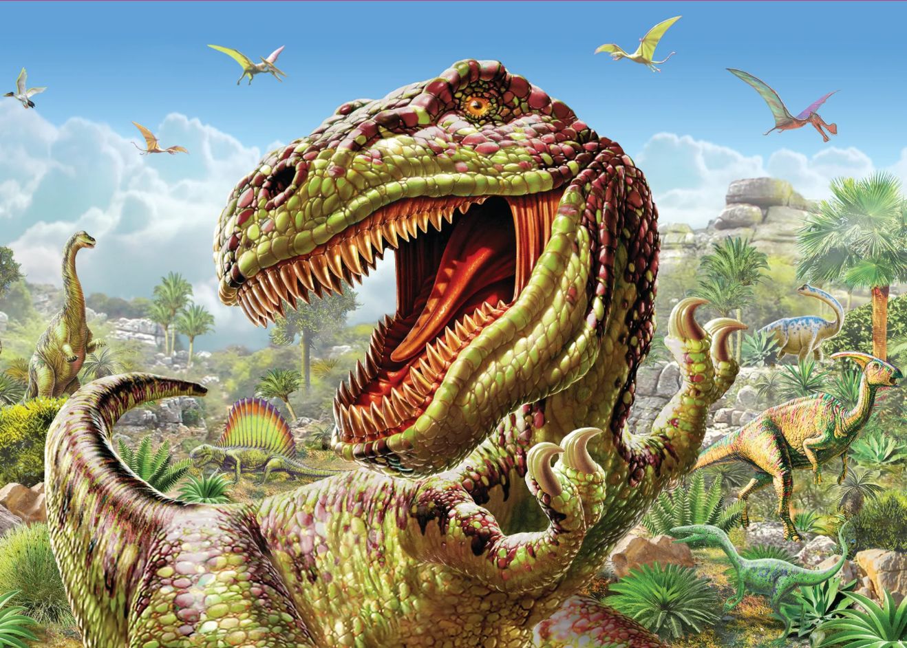 Tyrannosaurus Rex - Discovery Dinosaurs Lenticular Puzzle By Prime 3d Ltd