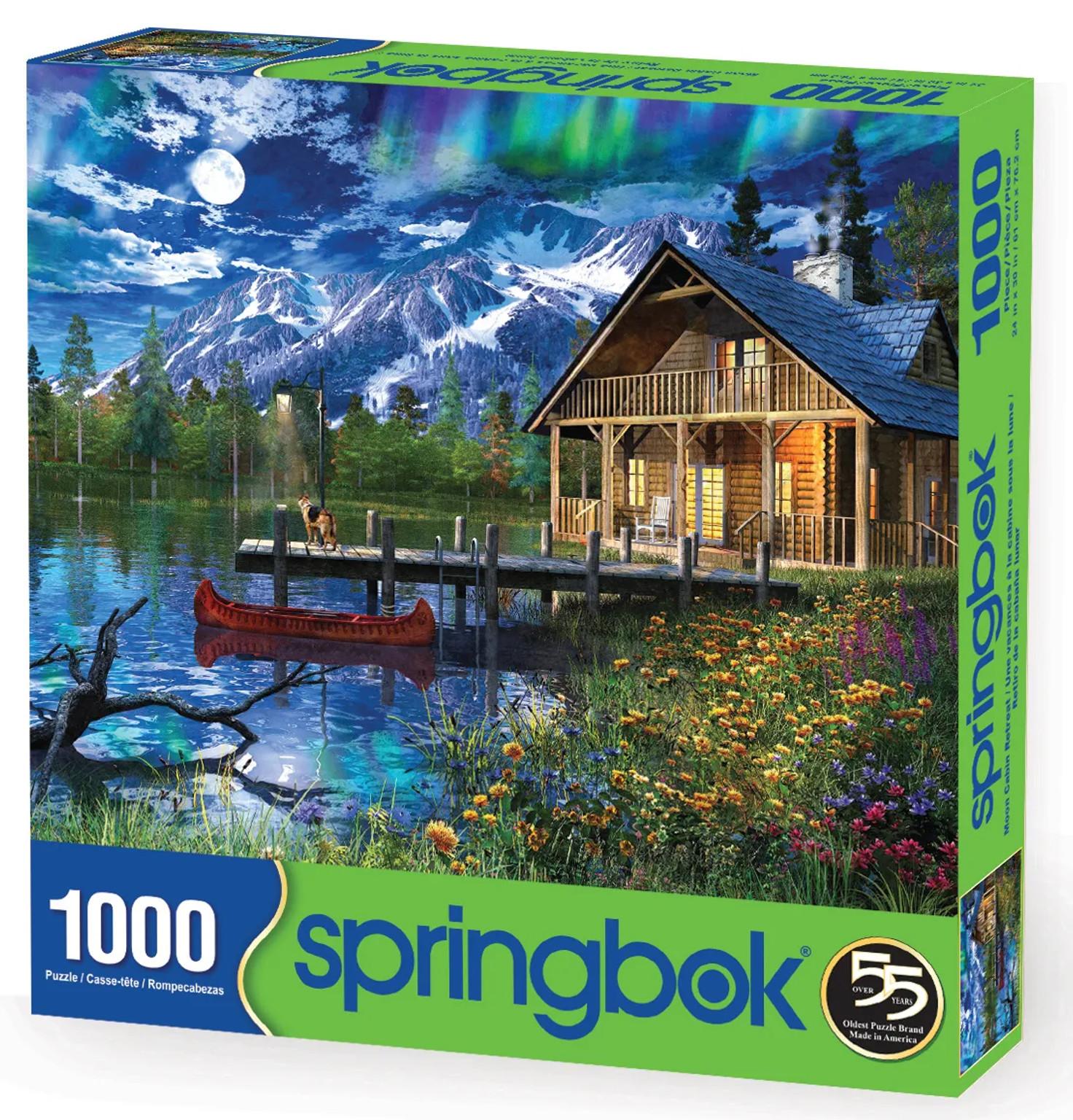 Moon Cabin Retreat, 1000 Pieces, Springbok | Puzzle Warehouse