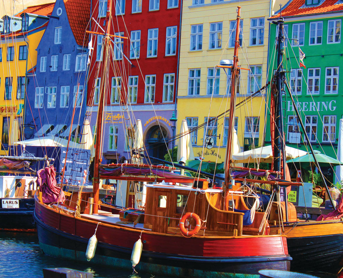 Copenhagen Waterfront Travel Jigsaw Puzzle