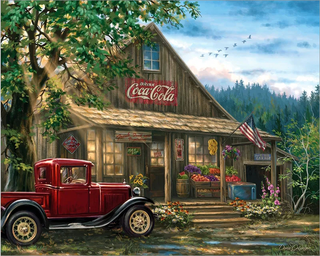 Country General Store - Scratch and Dent Countryside Jigsaw Puzzle