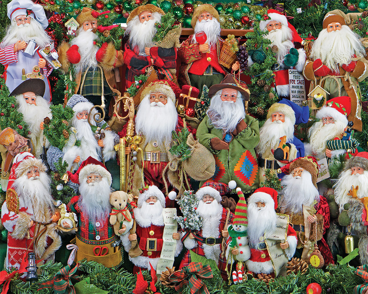 Santa Collection Christmas Jigsaw Puzzle
