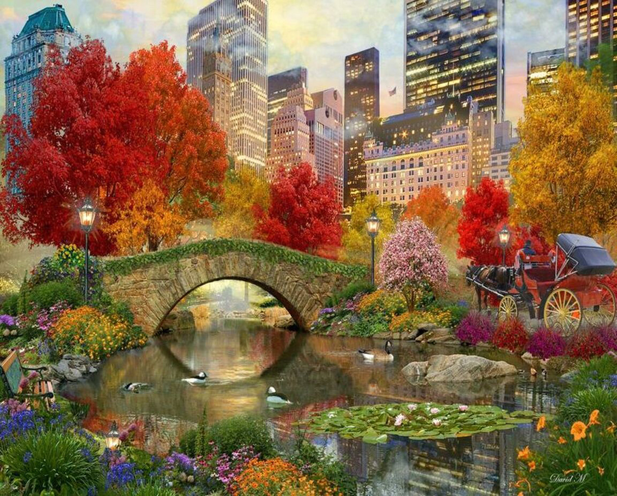 Central Park Paradise - Scratch and Dent Landmarks & Monuments Jigsaw Puzzle