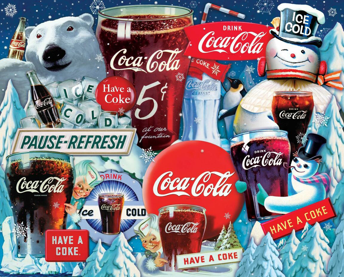 Coca-Cola Ice Cold Christmas Coca Cola Jigsaw Puzzle