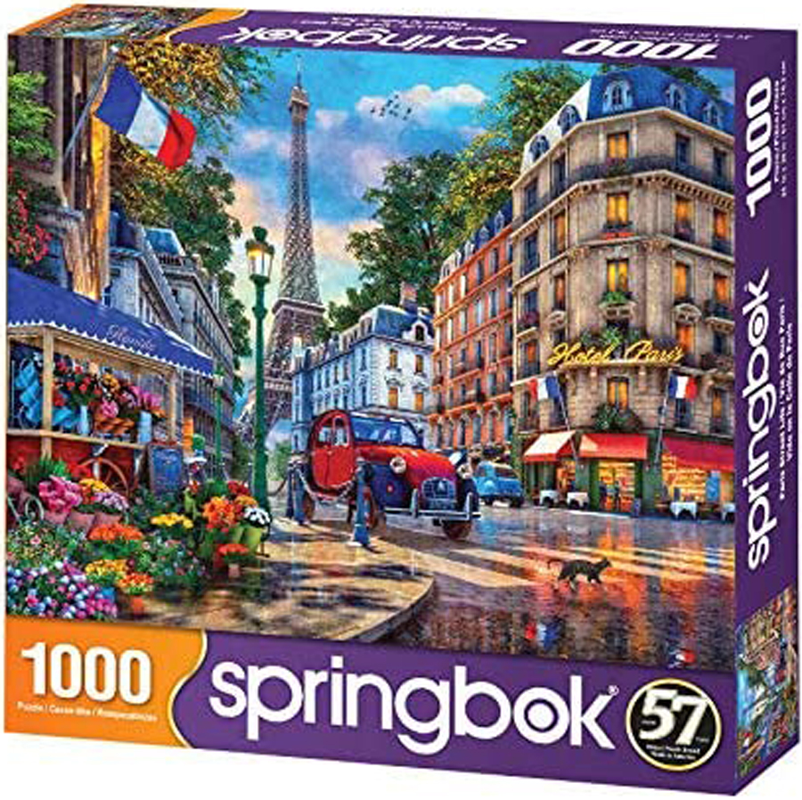 Paris Street Life, 1000 Pieces, Springbok | Puzzle Warehouse