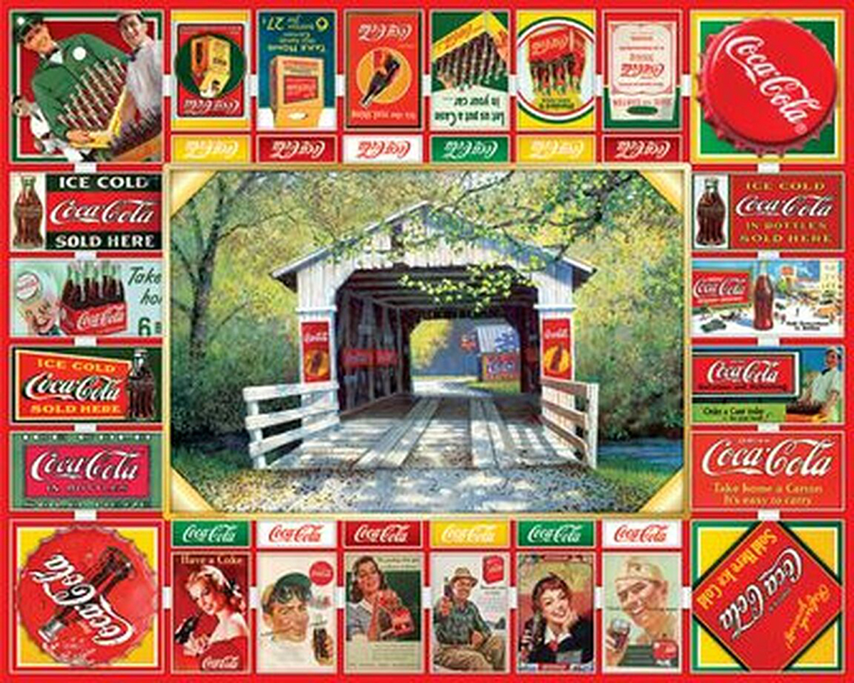Coca Cola Gameboard Coca Cola Jigsaw Puzzle