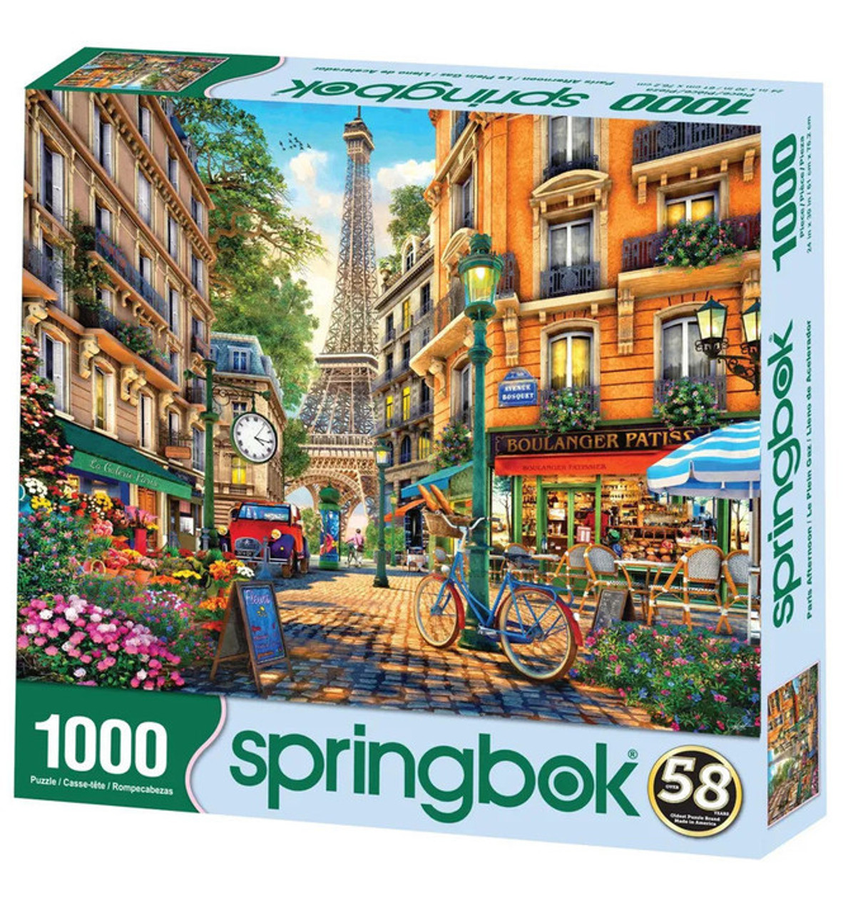 Paris Afternoon, 1000 Pieces, Springbok | Puzzle Warehouse