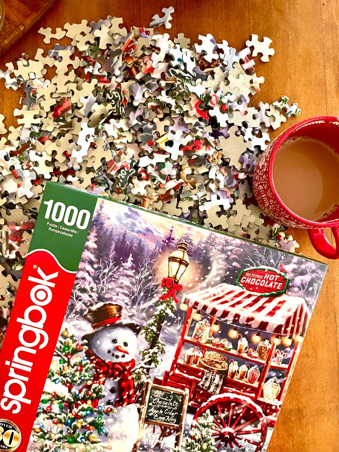 Hot Chocolate Stand, 1000 Pieces, Springbok | Puzzle Warehouse