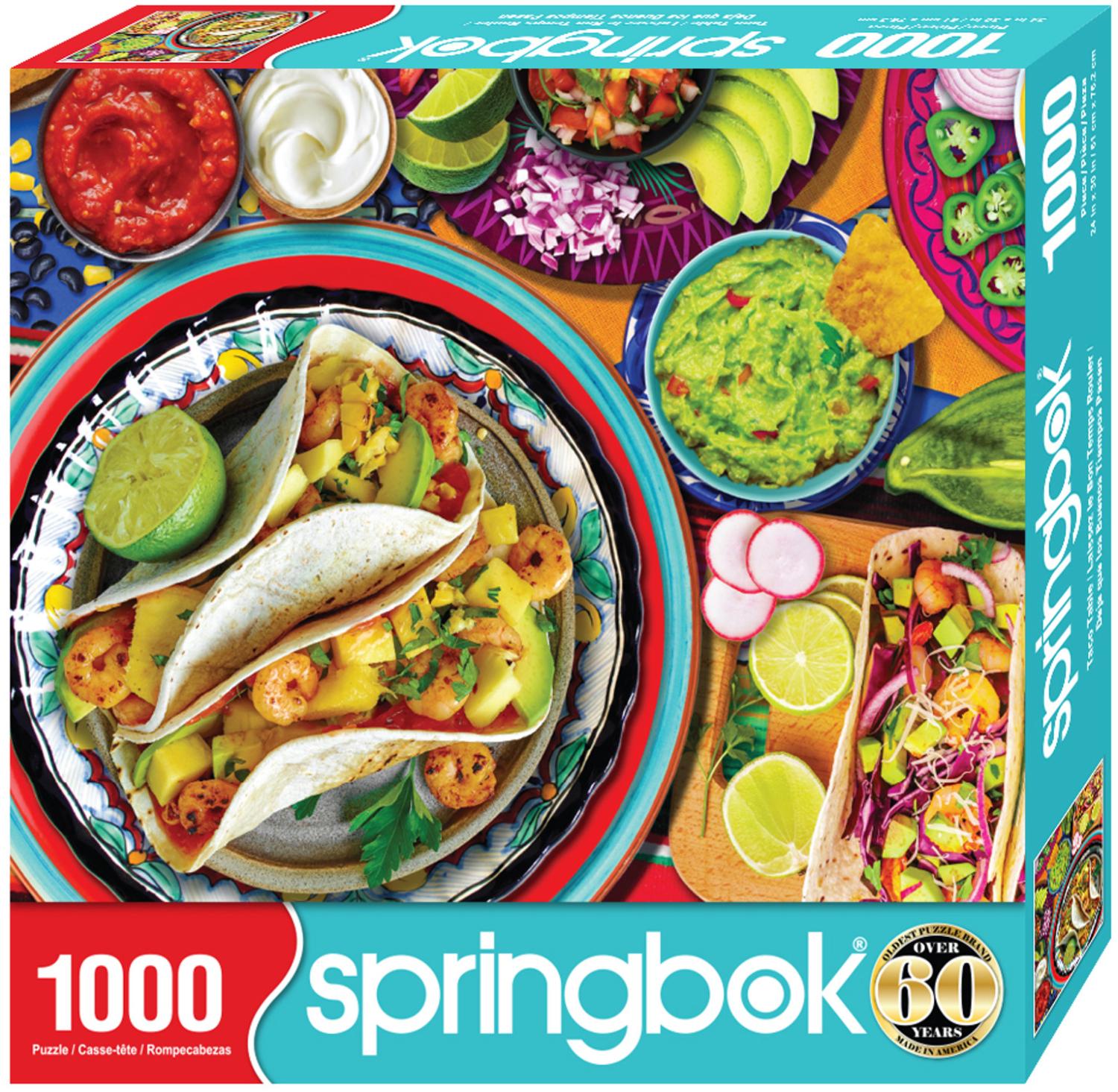 Taco Table, 1000 Pieces, Springbok | Puzzle Warehouse