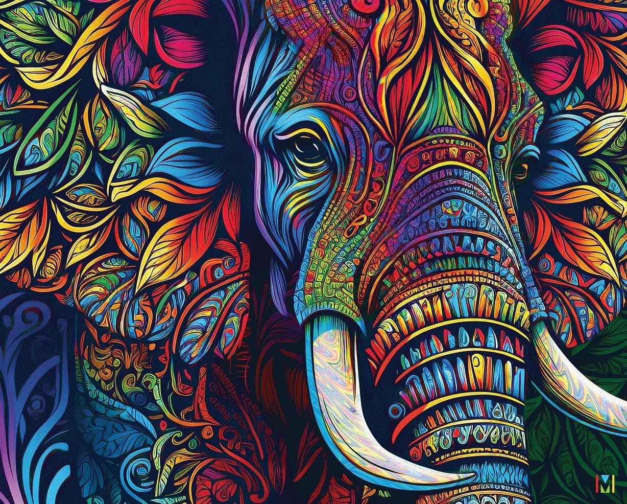 Elephant Mandala Animals