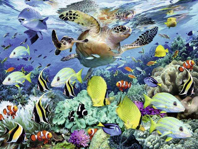 Underwater Paradise Puzzle - 150 piece Underwater Paradise Puzzle - 150 piece