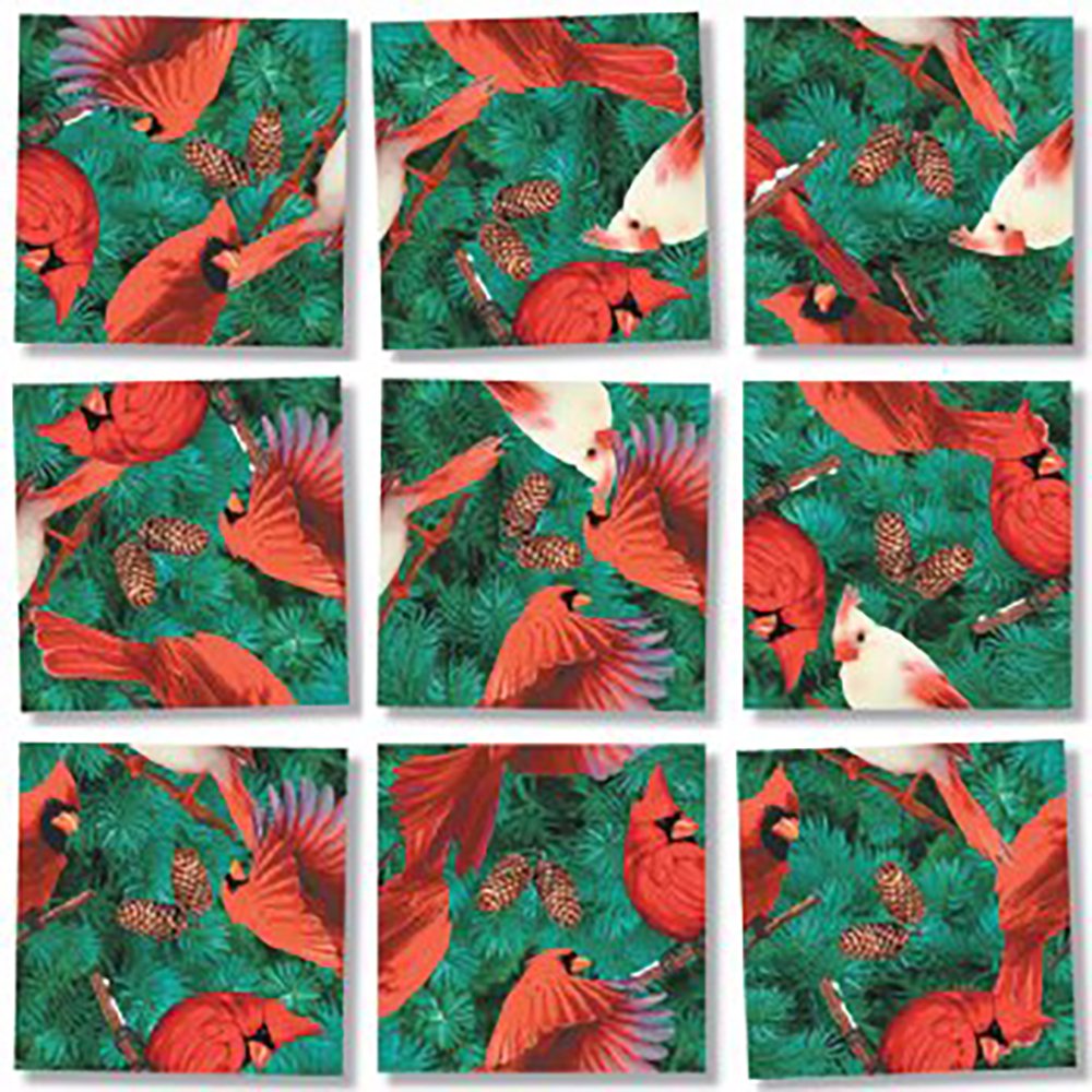 Cardinals Forest Animal Jigsaw Puzzle