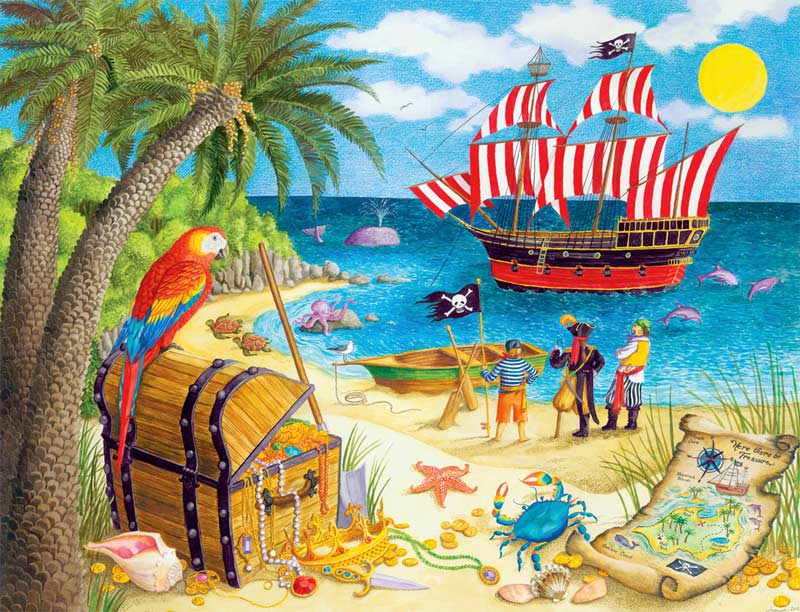 Bay Watchers Mini Puzzle Beach & Ocean Miniature Puzzle By New York Puzzle Co