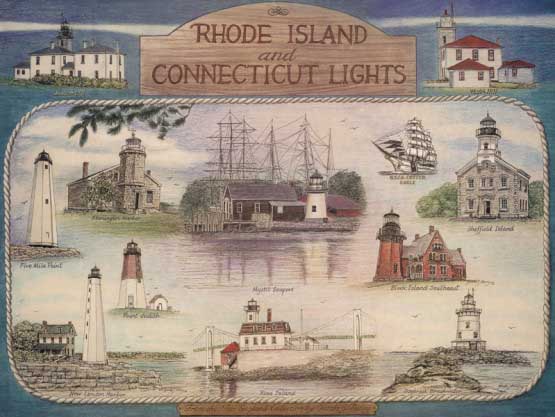 Beachside Lighthouse Beach & Ocean Jigsaw Puzzle By Vermont Christmas Company