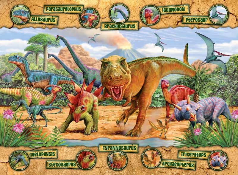 I am Stegosaurus Dinosaurs Children's Puzzles By Madd Capp Games & Puzzles
