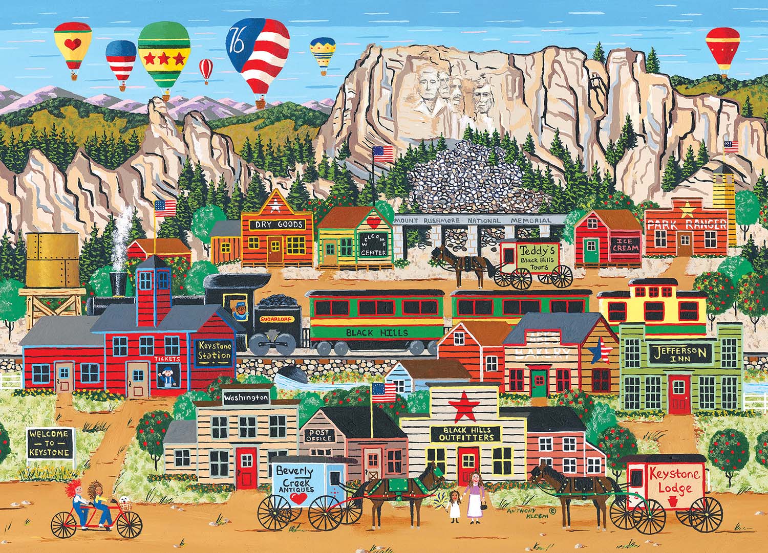 Home Country  - Mount Rushmore - Scratch and Dent Landscape Jigsaw Puzzle