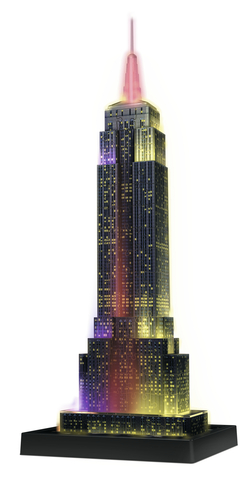 Empire State Building - Night Edition 3D - Scratch and Dent Landmarks & Monuments Jigsaw Puzzle