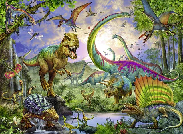 Realm of the Giants - Scratch and Dent Dinosaurs Jigsaw Puzzle