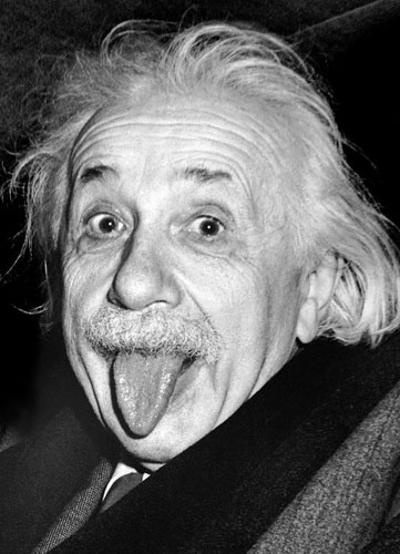 Einstein's Tongue - Scratch and Dent Famous People Jigsaw Puzzle