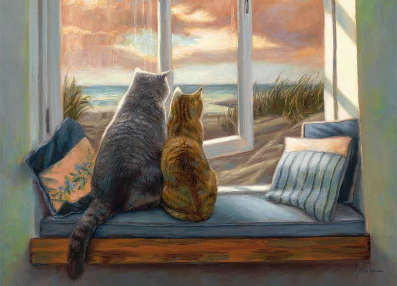 Window Buddies - Scratch and Dent Cats Jigsaw Puzzle
