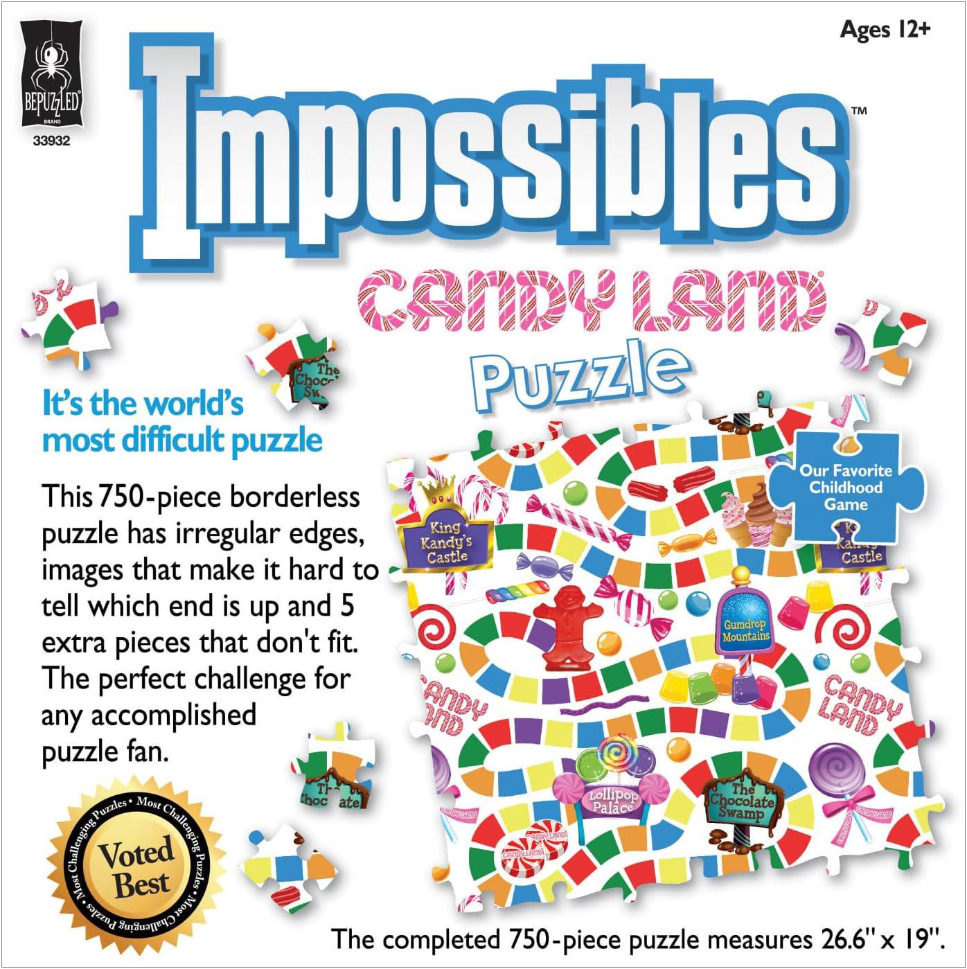 Impossibles Candy Land Puzzle Game & Toy Jigsaw Puzzle